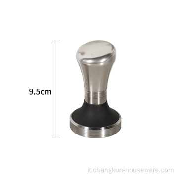 Pressino caffè barista regolabile 58 mm in acciaio inox